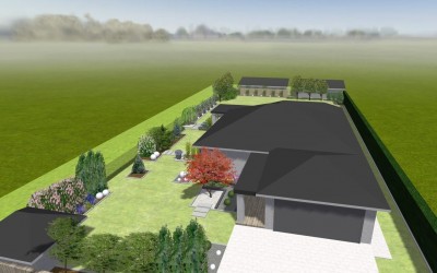 projekt zagospodarowania ogrodu Mazury